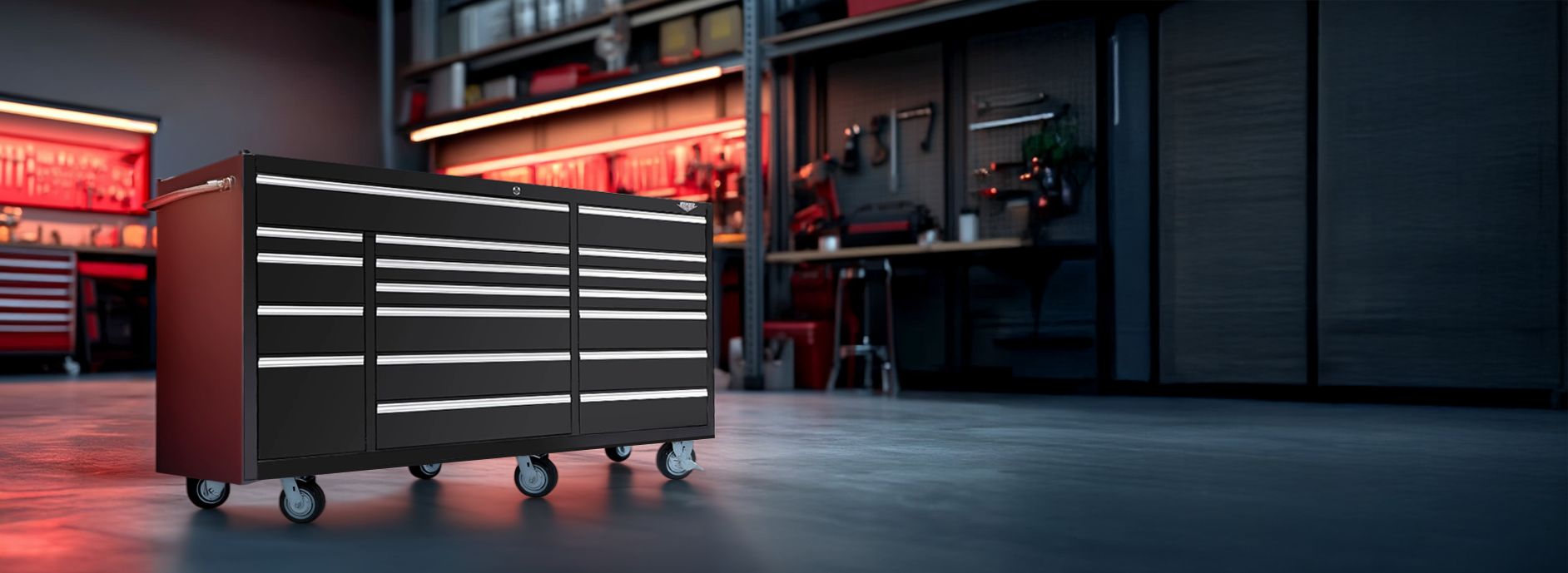 Viper Tool Storage stainless steel rolling toolbox