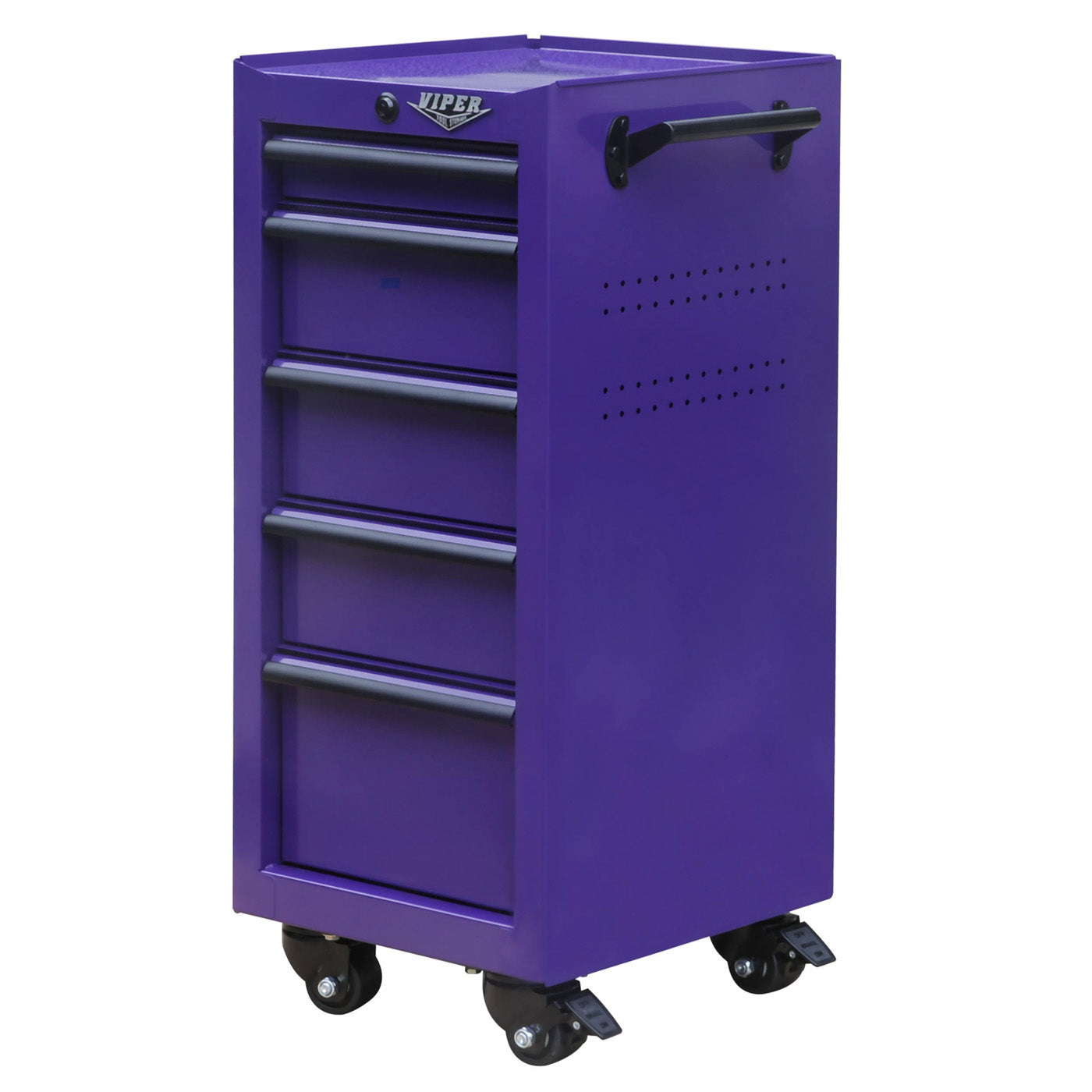16-Inch 5-Drawer Rolling Salon Cart