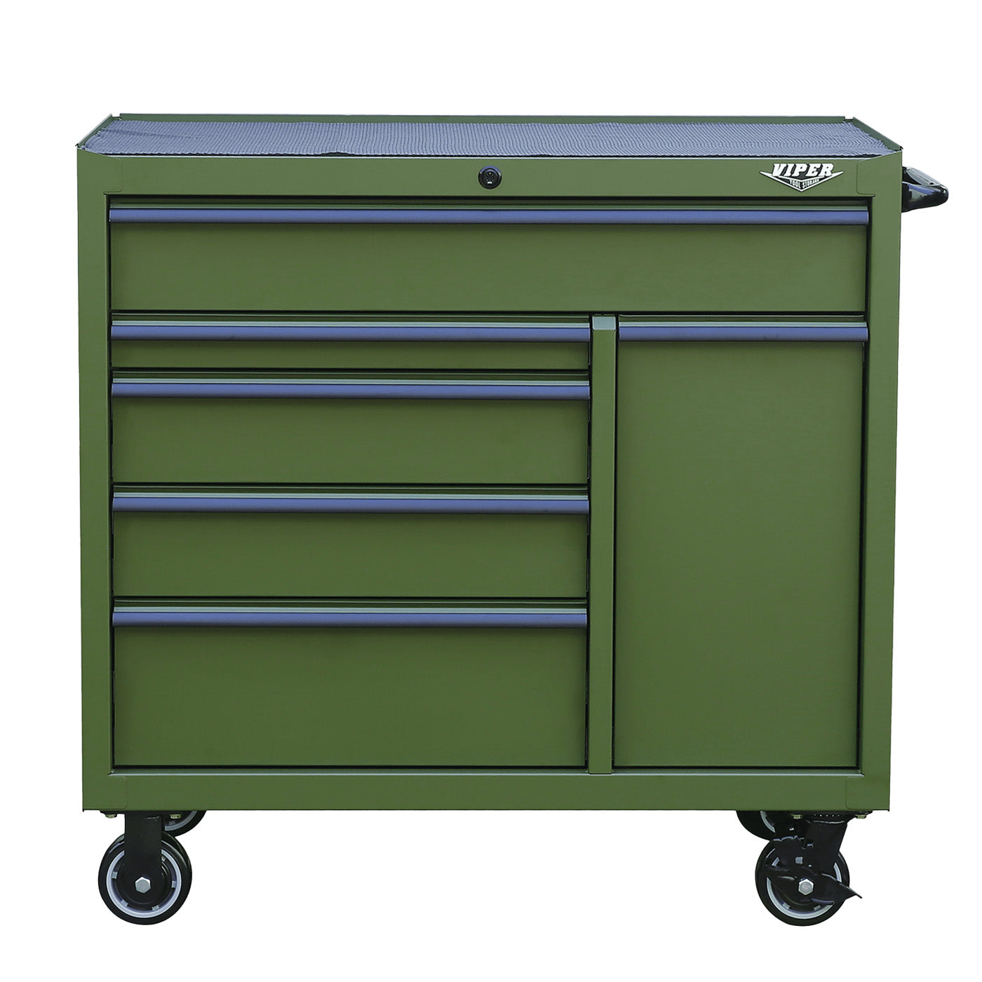 41-Inch 6-Drawer Rolling Cabinet with Power Tool Drawer