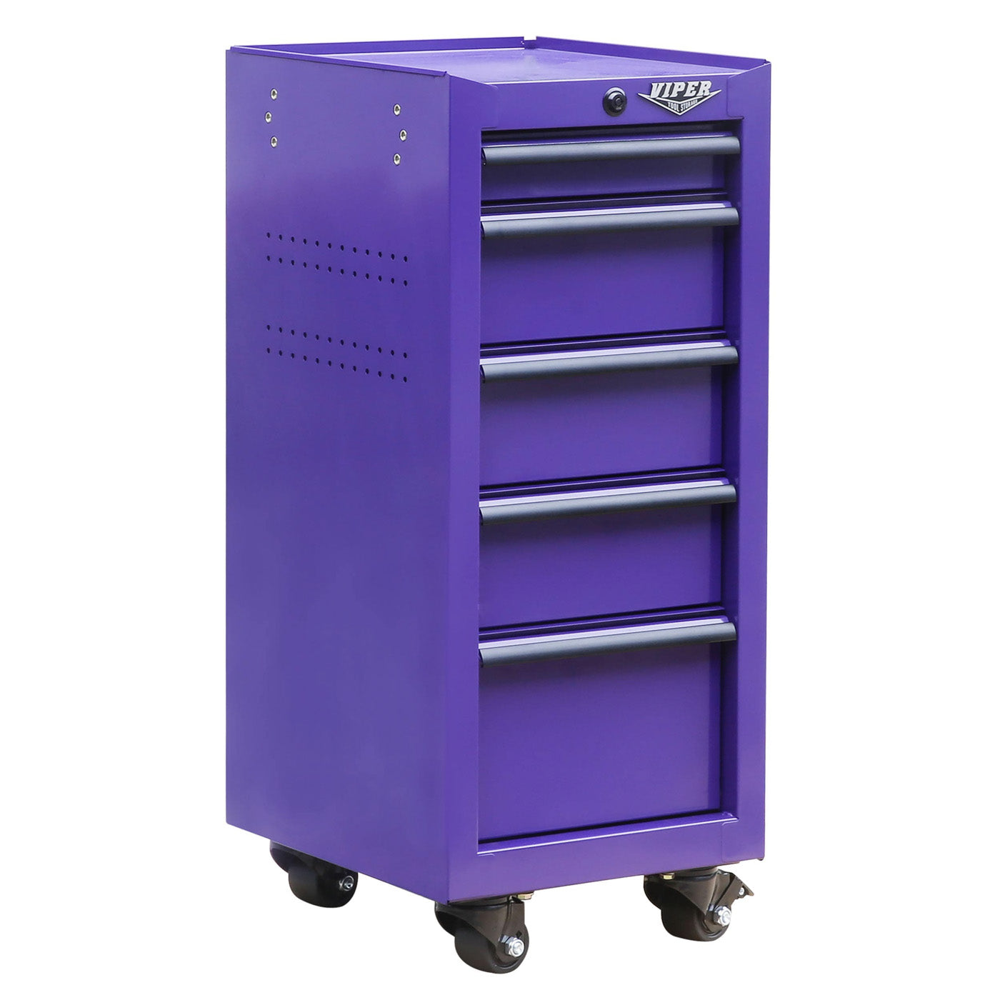 16-Inch 5-Drawer Rolling Salon Cart