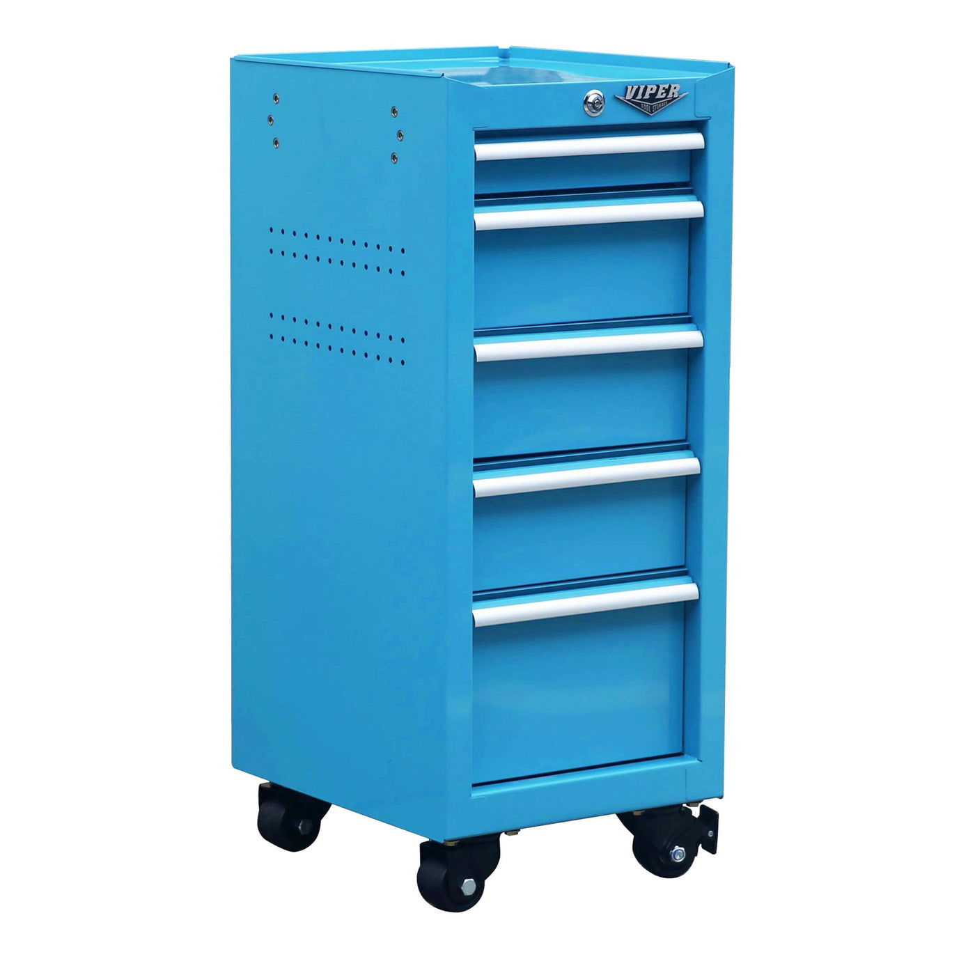 16-Inch 5-Drawer Steel Salon Cart (Trolley) | Viper Tool Storage