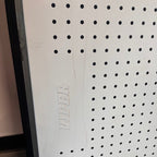 Open Box - 36 x 24-Inch Steel Pegboard, White