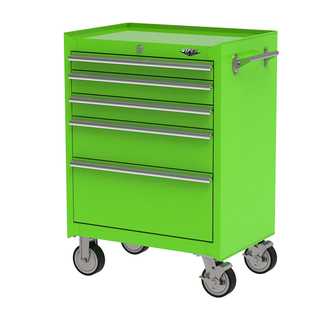 26-Inch 5-Drawer Rolling Cabinet