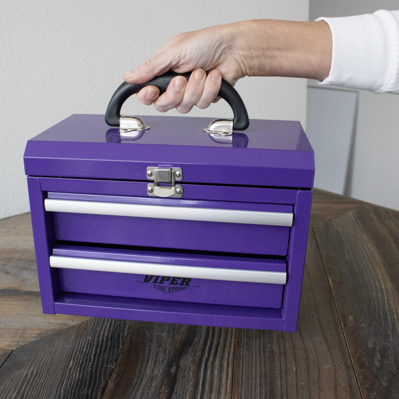 11-Inch 2-Drawer Portable Mini Metal Toolbox | Viper – Viper Tool