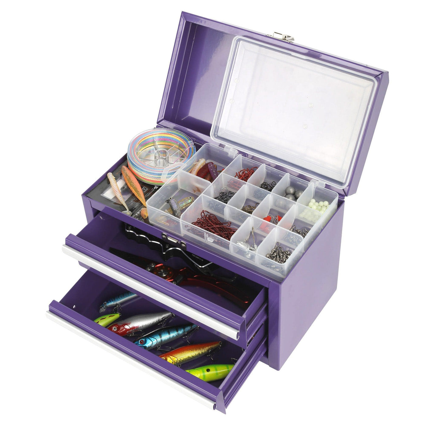 11-Inch 2-Drawer Portable Toolbox