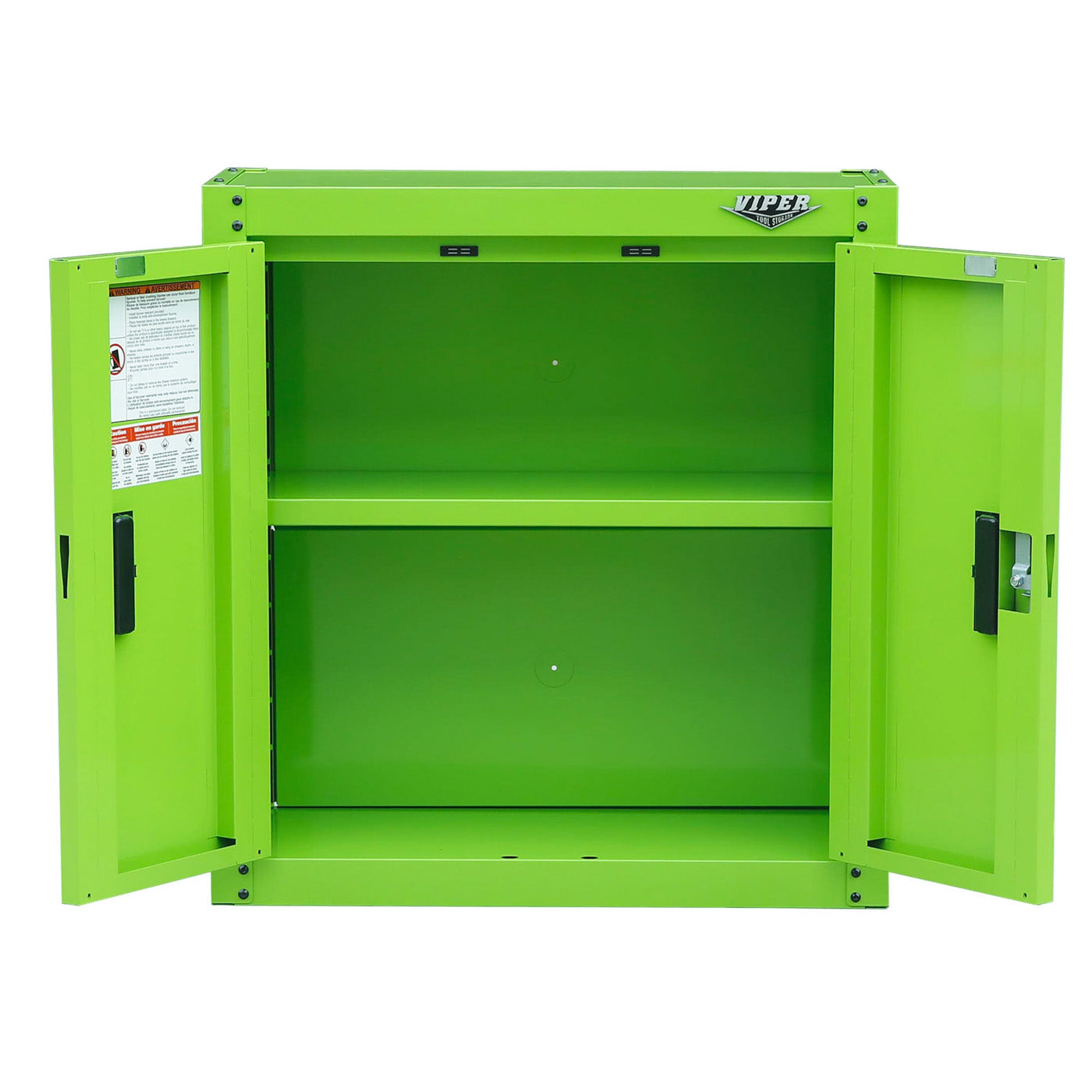 28-Inch 2-Door Steel Wall Cabinet with Shelf | Viper Tool Storage