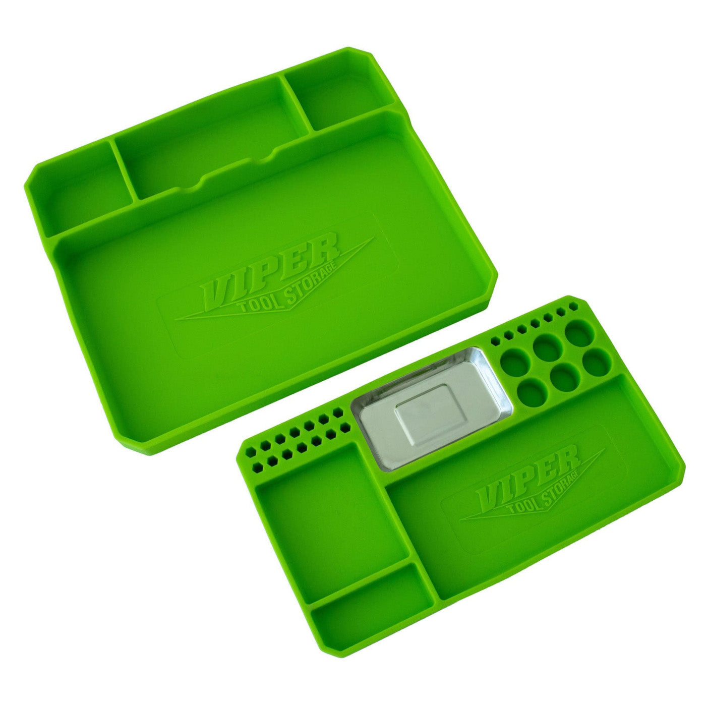 2-Piece Flexible Silicone Tool & Parts Tray, with Magnet | Viper
