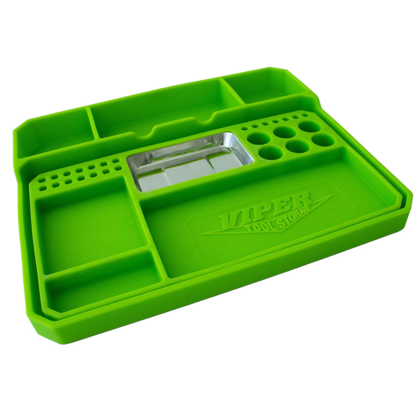 2-Piece Flexible Silicone Tool & Parts Tray, with Magnet | Viper