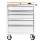 30-Inch 5-Drawer Rolling Cabinet