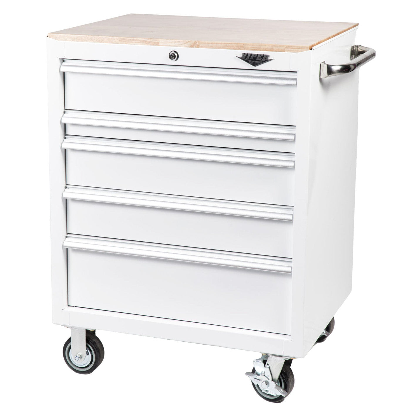 30-Inch 5-Drawer Rolling Cabinet