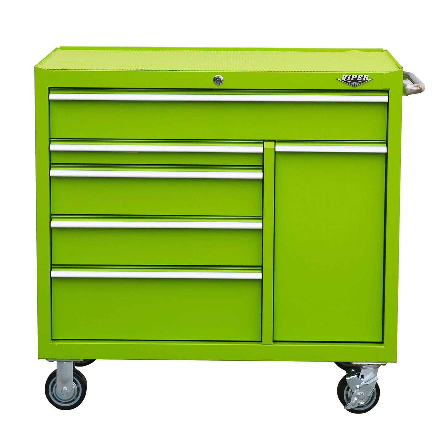 41-Inch 6-Drawer Rolling Cabinet with Power Tool Drawer