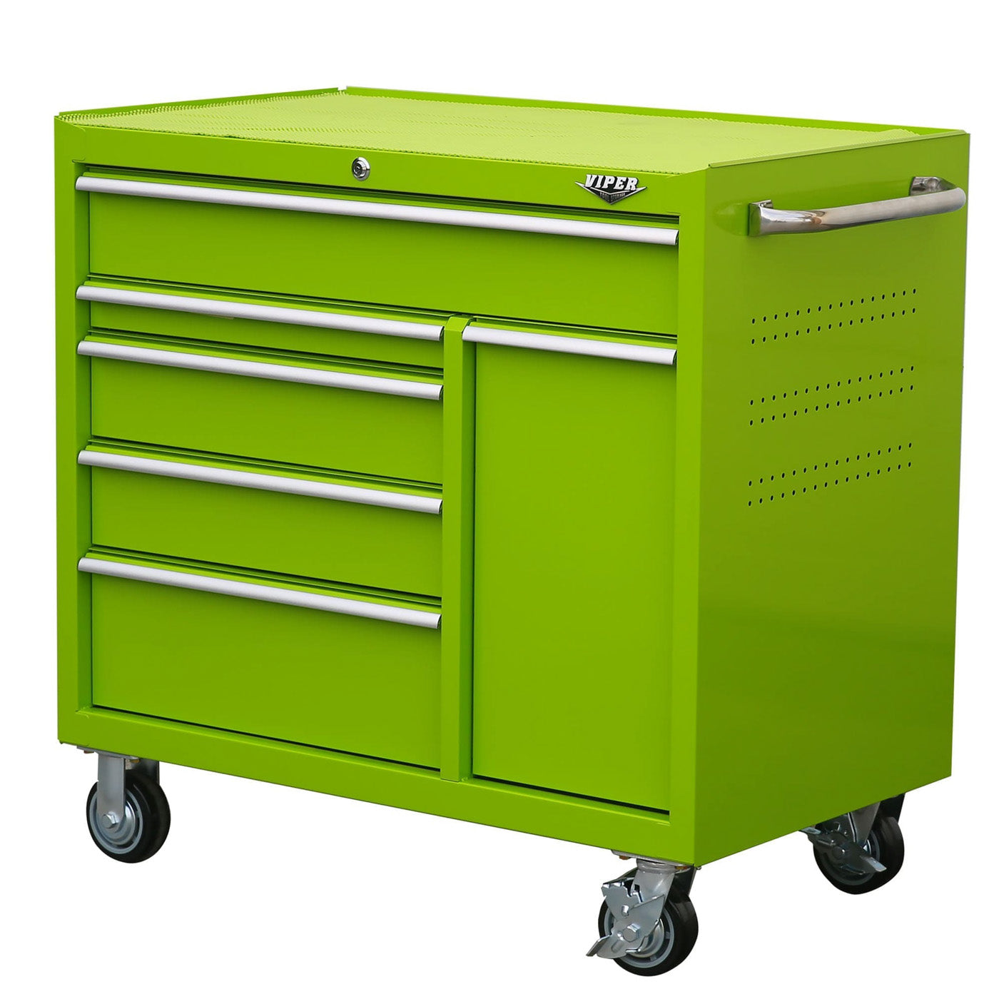41-Inch 6-Drawer Rolling Cabinet with Power Tool Drawer
