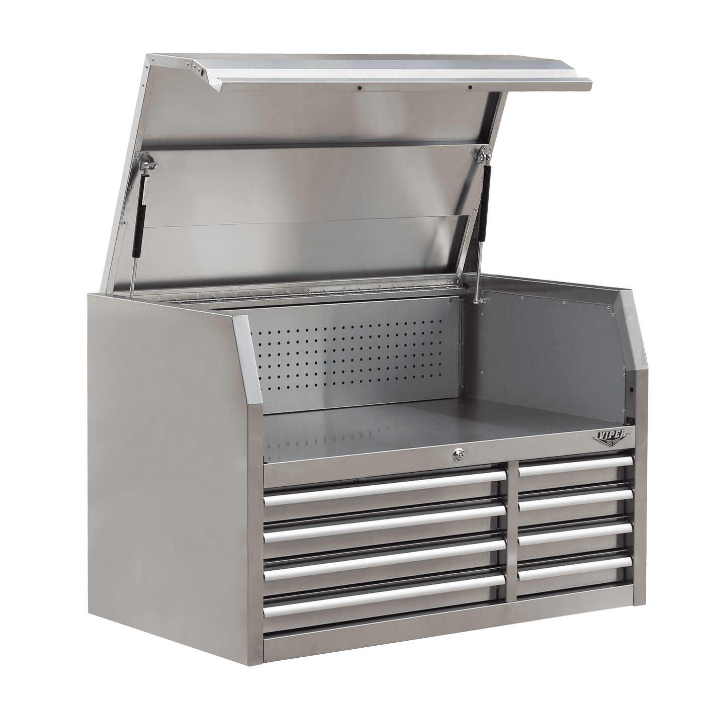 41-Inch 8-Drawer Top Chest, 304 Stainless Steel