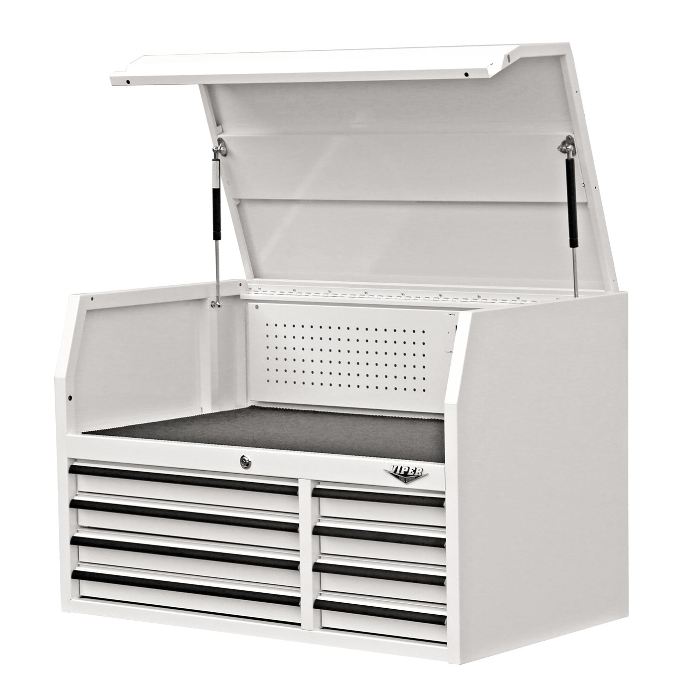 41-Inch 8-Drawer Steel Top Chest with Power Strip | Viper Tool Storage