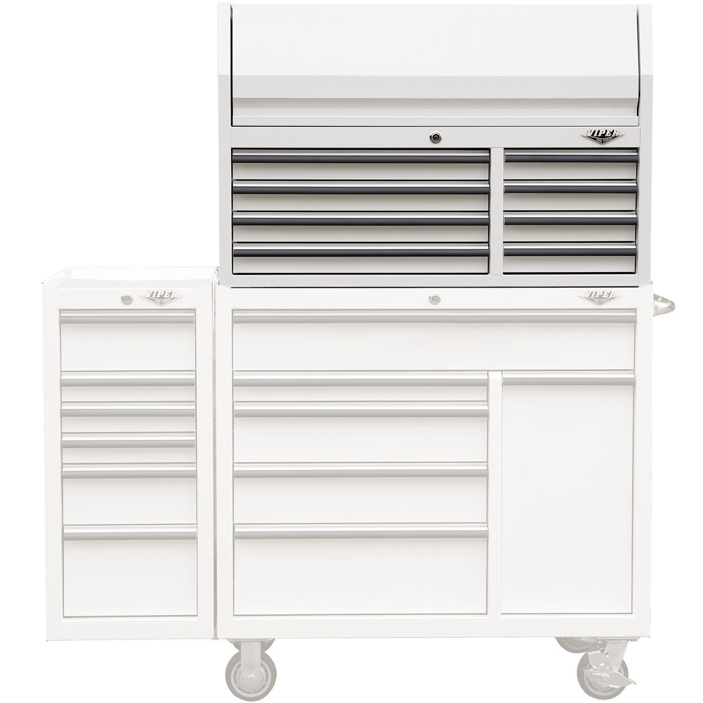 41-Inch 8-Drawer Steel Top Chest with Power Strip | Viper Tool Storage