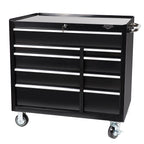 41-Inch 9-Drawer Rolling Cabinet