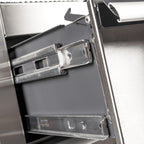 41-Inch 9-Drawer Rolling Cabinet, 304 Stainless Steel