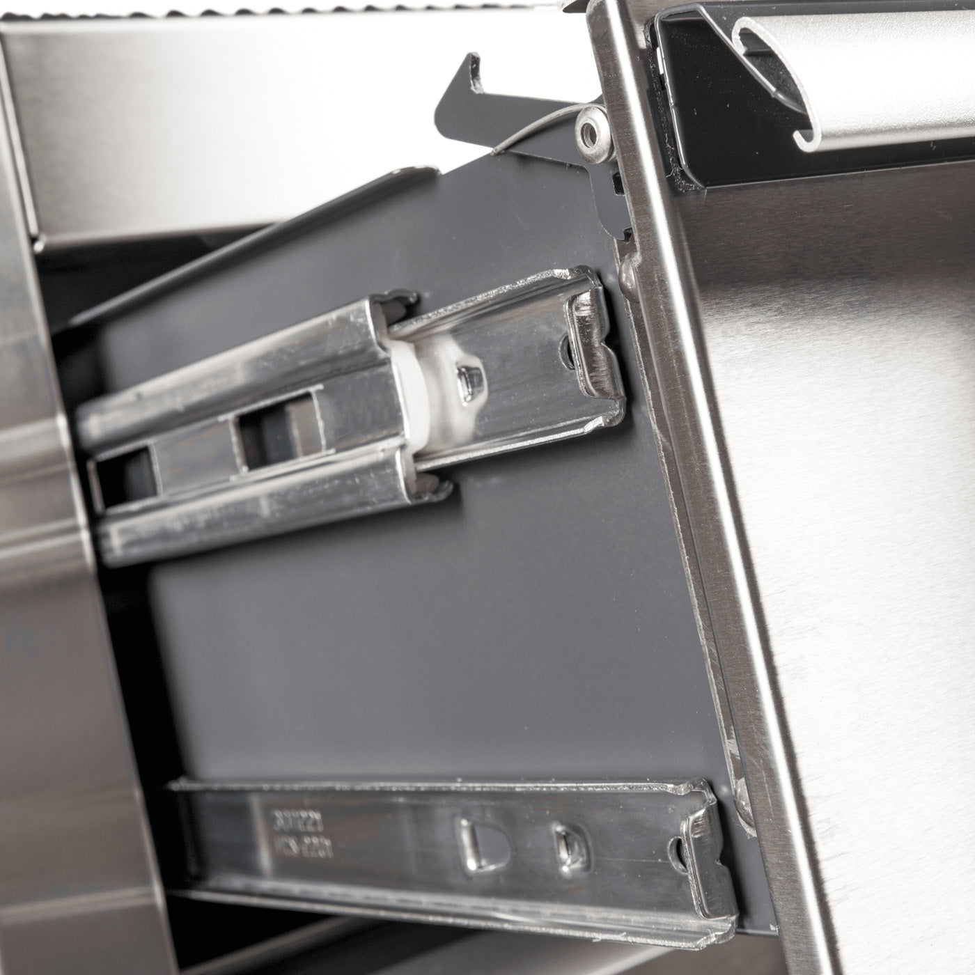 41-Inch 9-Drawer Rolling Cabinet, 304 Stainless Steel