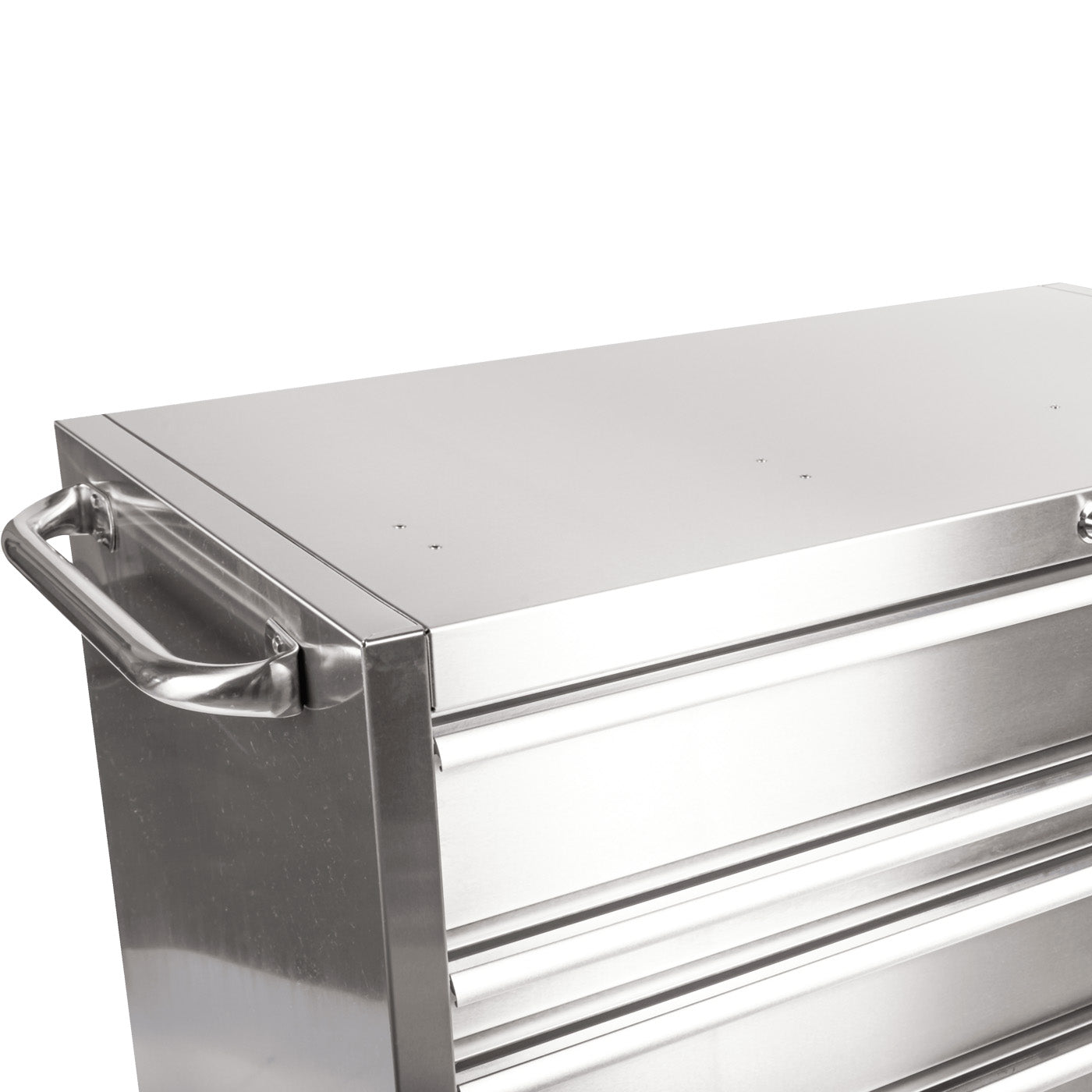 41-Inch 9-Drawer Rolling Cabinet, 304 Stainless Steel