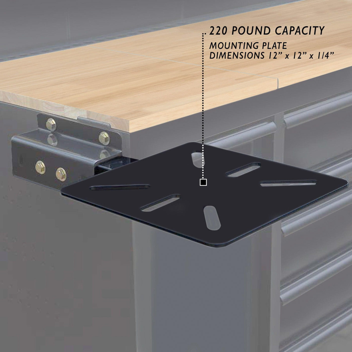 Vise Mount Accessory for U-Bracket Attachment