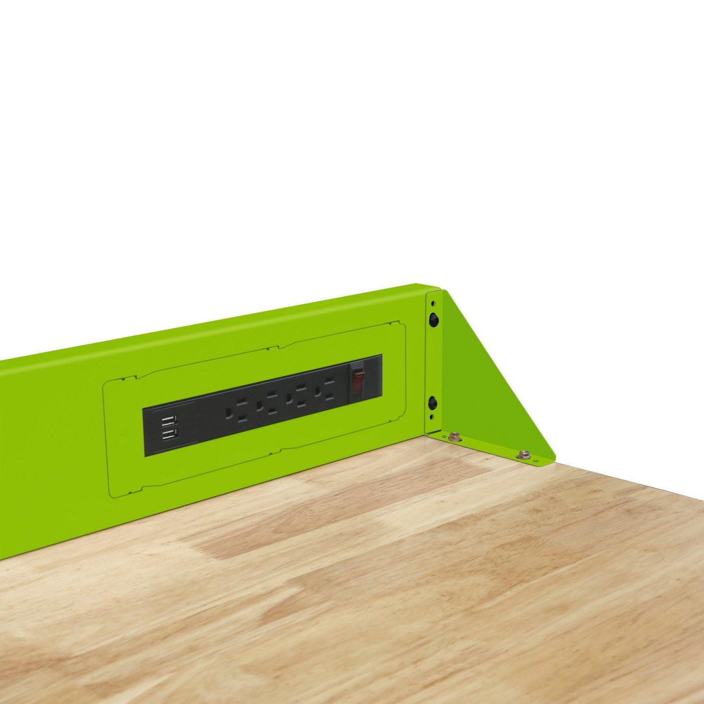 72-Inch Steel Worktable with Butcher Block Top | Viper Tool Storage