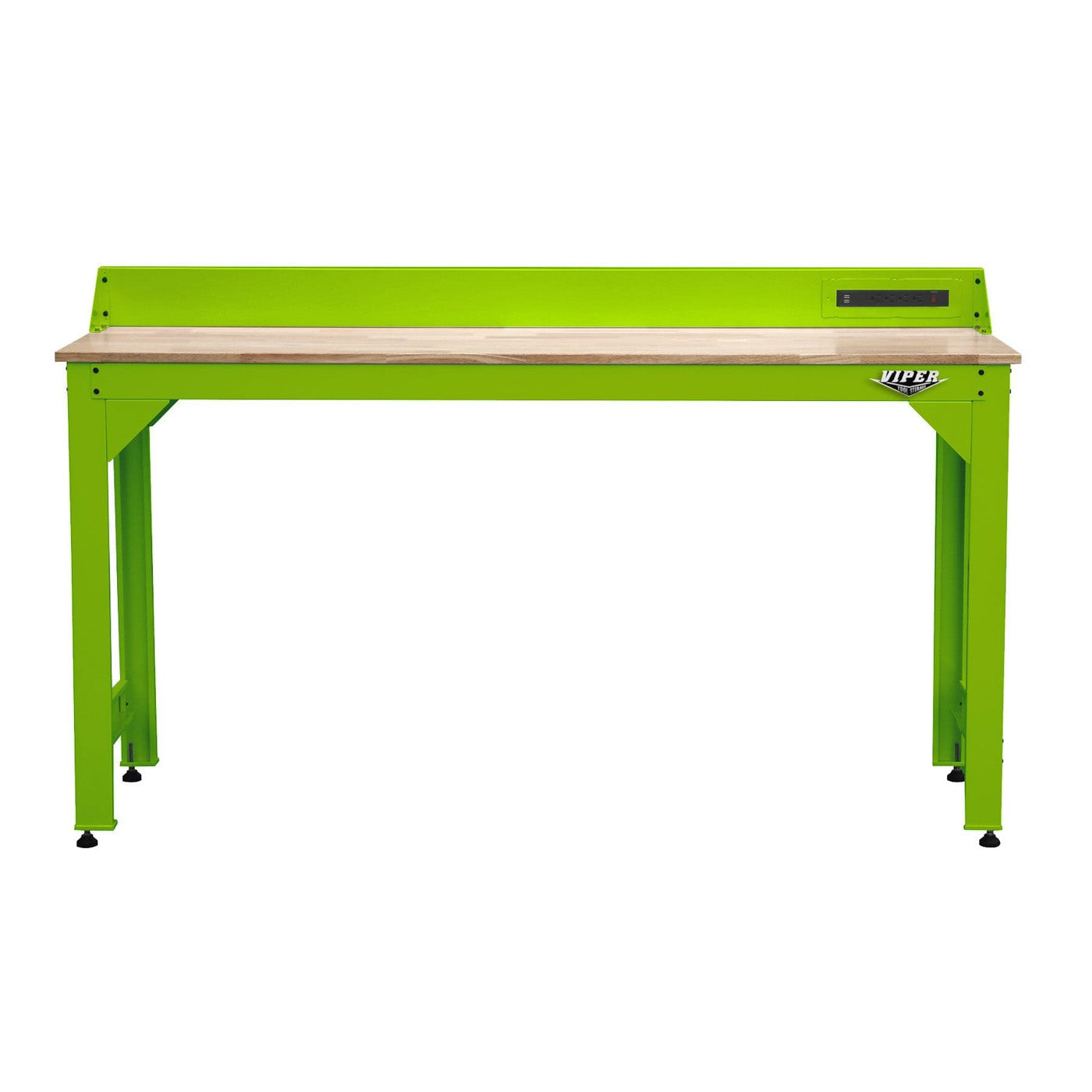 72-Inch Steel Worktable with Butcher Block Top | Viper Tool Storage