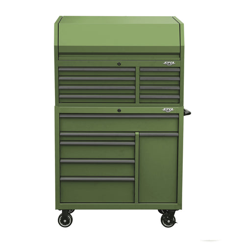 41-Inch 14-Drawer Rolling Cabinet Bundle with Power Drawer