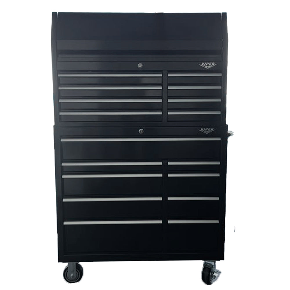41-Inch 17-Drawer Top Chest & Rolling Cabinet Bundle