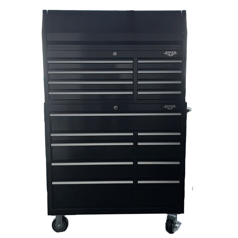 41-Inch 17-Drawer Top Chest & Rolling Cabinet Bundle