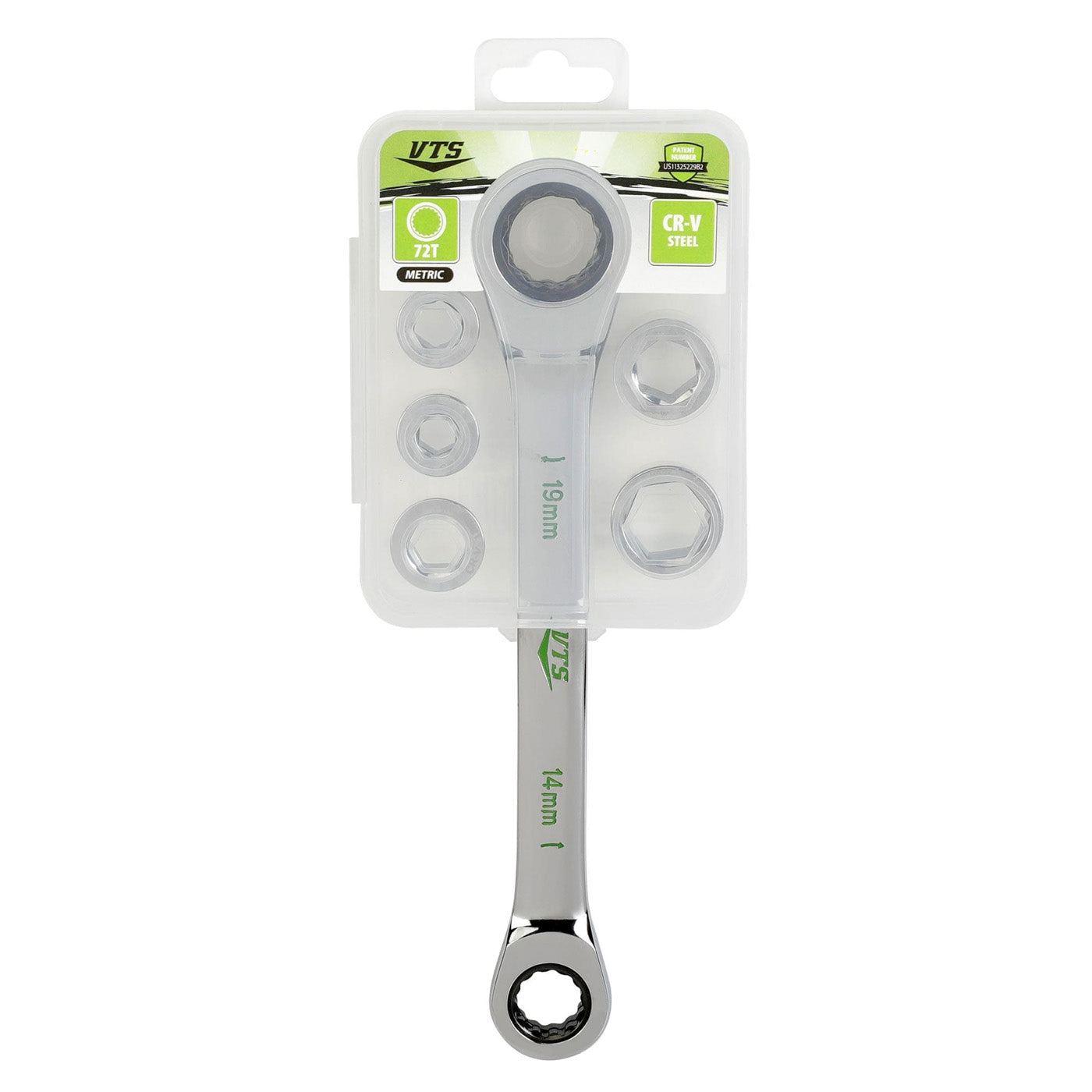 7-in-1 Ratcheting Wrench Set, Metric