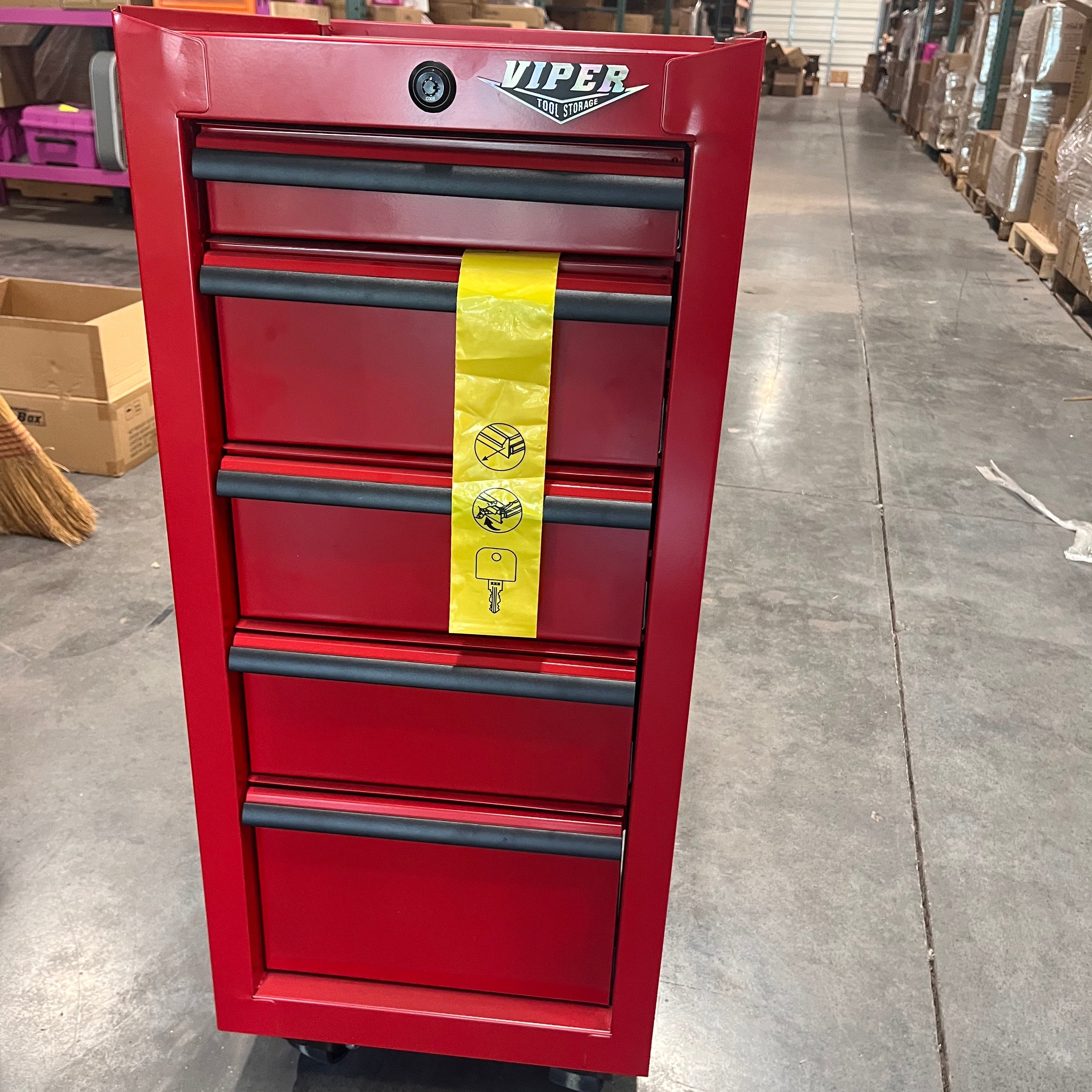 Open Box - 16-Inch 5-Drawer Rolling Salon Cart