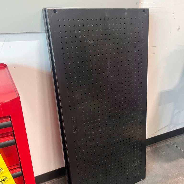 Open Box - 48 x 24-Inch Steel Pegboard, Black