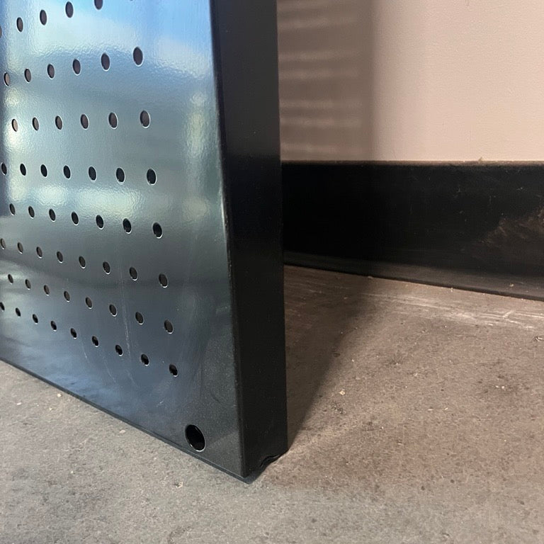 Open Box - 48 x 24-Inch Steel Pegboard, Black