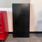 Open Box - 48 x 24-Inch Steel Pegboard, Black