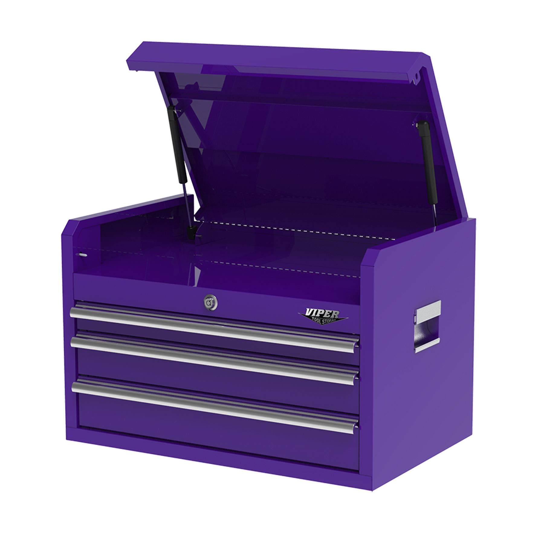 Viper Tool Storage V2603PUCSC Top Chest, 26-inch 3-drawer, Purple